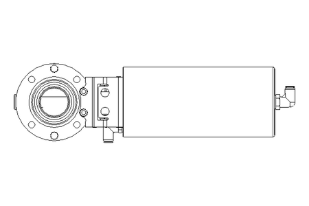 Butterfly valve B DN040 OVO AA E