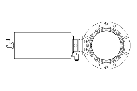 Butterfly valve B DN100 OVO AA E