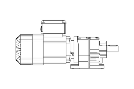 Motorid.ingranaggi cilind 0,37kW 29