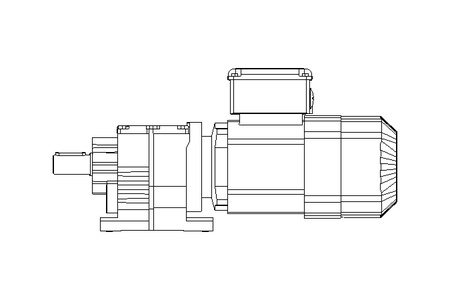 Motorid.ingranaggi cilind 0,37kW 29