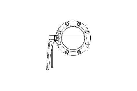 Butterfly valve B DN125 WVM MA E