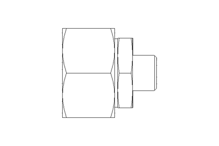 Reduzieranschluss L 28/10 St ISO8434