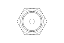 Reducing coupling L 28/10 St ISO8434