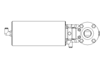 Butterfly valve B DN025 WVM AA E