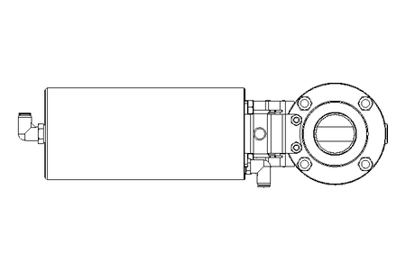 Butterfly valve B DN040 WVM AA E