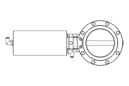 Butterfly valve B DN100 WVM AA E