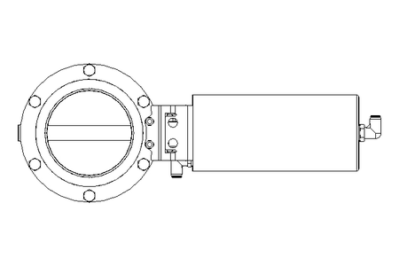 Butterfly valve B DN100 WVW AA E