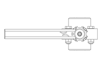 Butterfly valve B DN025 MVM MA E