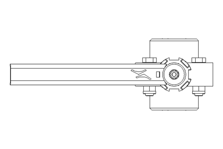 Butterfly valve B DN025 MVM MA E