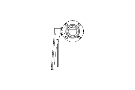 Butterfly valve B DN040 MVM MA E