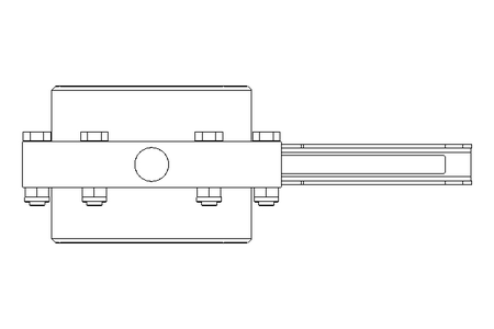 Butterfly valve B DN080 MVM MA E