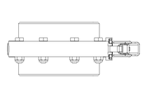 Butterfly valve B DN100 MVM MA E