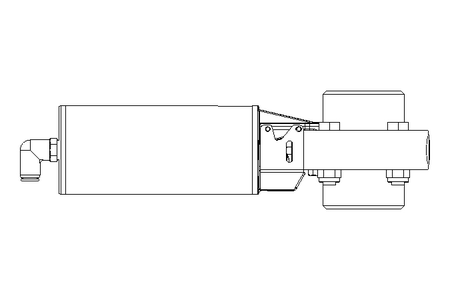 Butterfly valve B DN025 MVM NC E