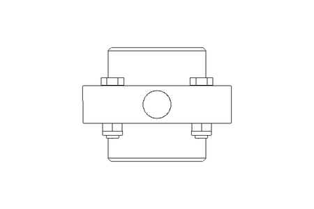 Butterfly valve B DN040 MVM NC E