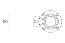 Scheibenventil B DN050 MVM NC E