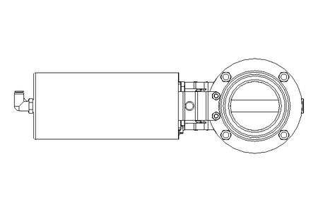 Butterfly valve B DN065 MVM NC E