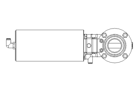 Butterfly valve B DN040 MVM AA E