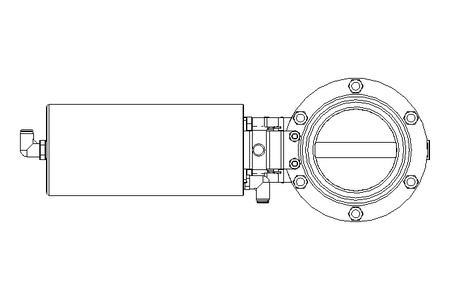 Scheibenventil B DN080 MVM AA E