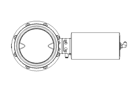 Butterfly valve B DN150 MVM AA E