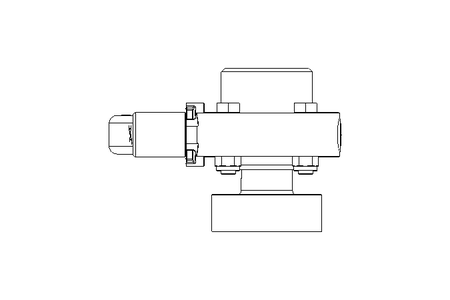 Butterfly valve B DN025 MVL MA E