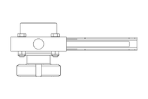 Butterfly valve B DN040 MVL MA E