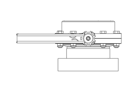 Butterfly valve B DN100 MVL MA E