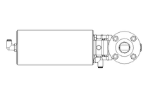 Butterfly valve B DN025 FVF AA E