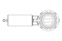 Butterfly valve B DN050 MVL NC E