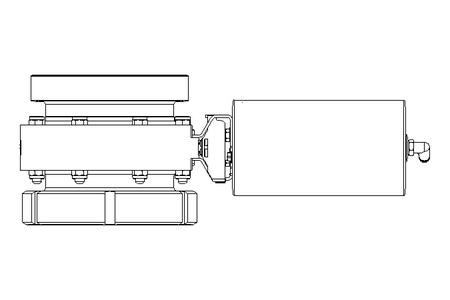 Butterfly valve B DN150 MVL NC E