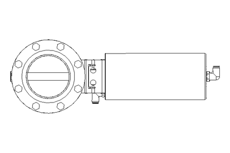 Butterfly valve B DN080 FVF AA E