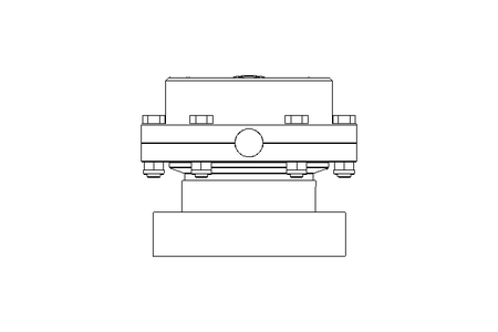 Butterfly valve B DN080 MVL AA E