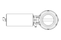 Butterfly valve B DN080 MVL AA E