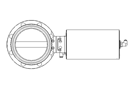 Butterfly valve B DN125 WVM AA E