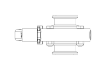 Butterfly valve B DN040 CVC MA E