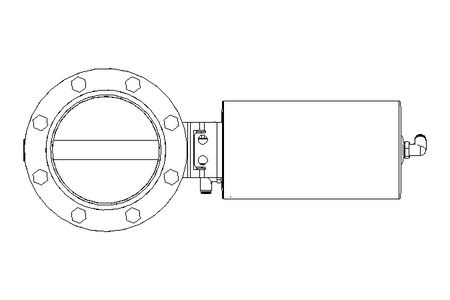 Butterfly valve B DN125 FVF AA E