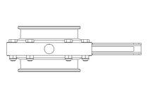 Butterfly valve B DN100 CVC MA E