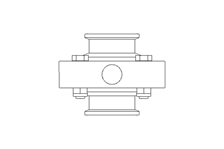 Butterfly valve B DN040 CVC NC E