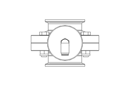 Butterfly valve B DN050 CVC NC E