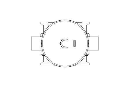 Butterfly valve B DN065 CVC NC E