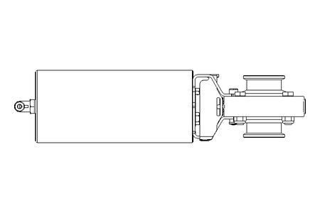 Butterfly valve B DN040 CVC AA E