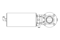 Scheibenventil B DN040 CVC AA E