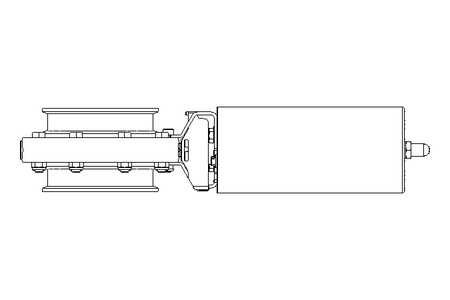 Butterfly valve B DN100 CVC NC E