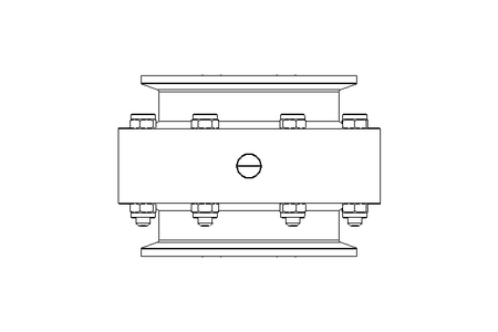 Butterfly valve B DN125 CVC NC E