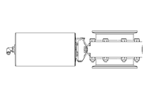 Butterfly valve B DN125 CVC NC E