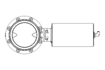 Butterfly valve B DN125 CVC NC E