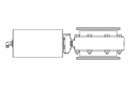 Butterfly valve B DN150 CVC NC E