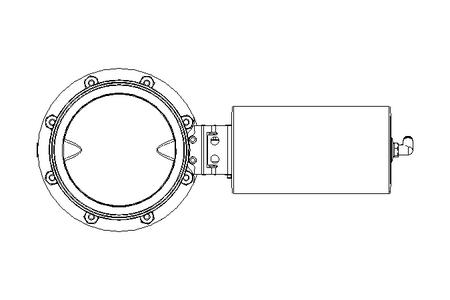 Butterfly valve B DN150 CVC NC E