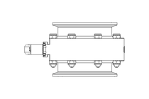 Butterfly valve B DN125 CVC MA E