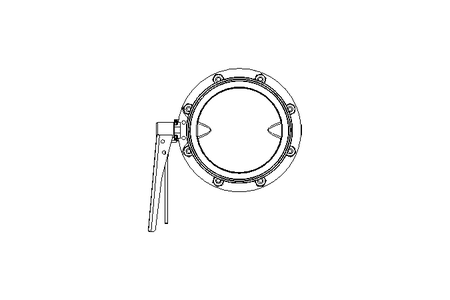 Butterfly valve B DN150 CVC MA E