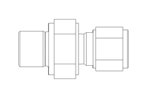 Pipe screw connector 6 G1/4"